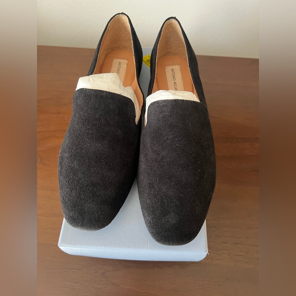 ANTONIO MELANI Black Suede Women’s Shoes